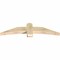 Ekena Millwork Bellingham Rough Sawn Timber Gable Bracket, Douglas Fir, 60"W x 15"H x 4"D x 6"F, 6/12 Pitch GBW060X15X0406BEL00RDF - alternate 4